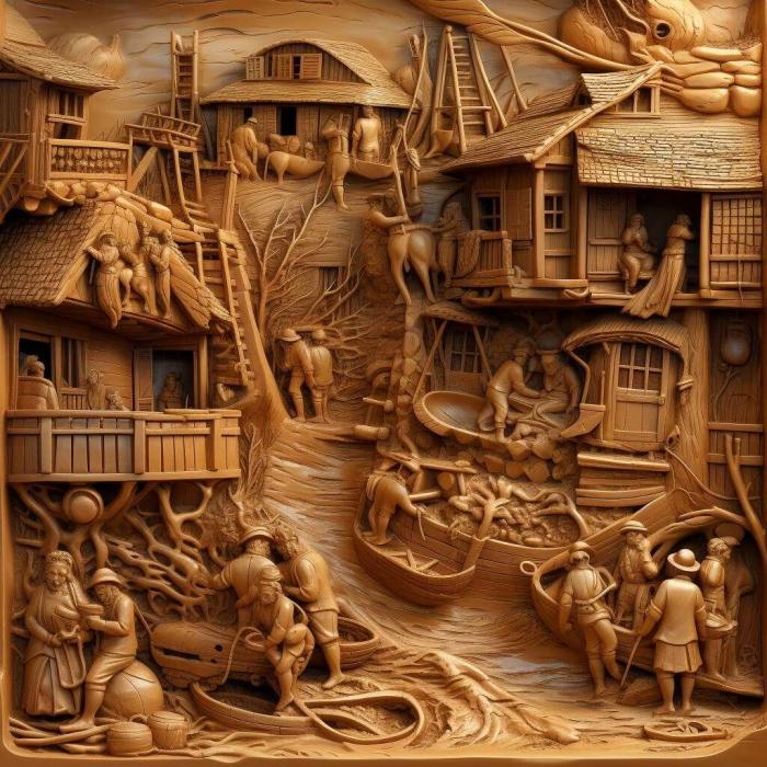 نموذج ثلاثي الأبعاد لآلة CNC 3D Art 